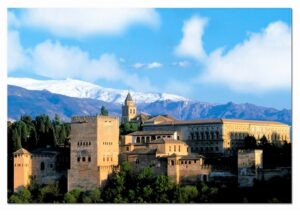 Пъзел Educa от 1000 части - Замъкът Алхамбра, Гренада