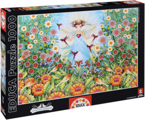 Пъзел Educa от 1000 части - Вълшебна градина, Каталина Естрада