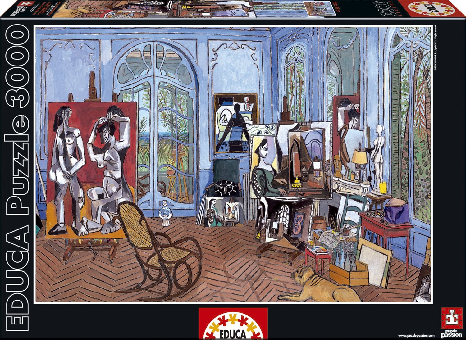 Пъзел Educa от 3000 части - Ателието на Пикасо