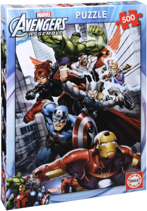 Пъзел Educa от 500 части - Отмъстителите
