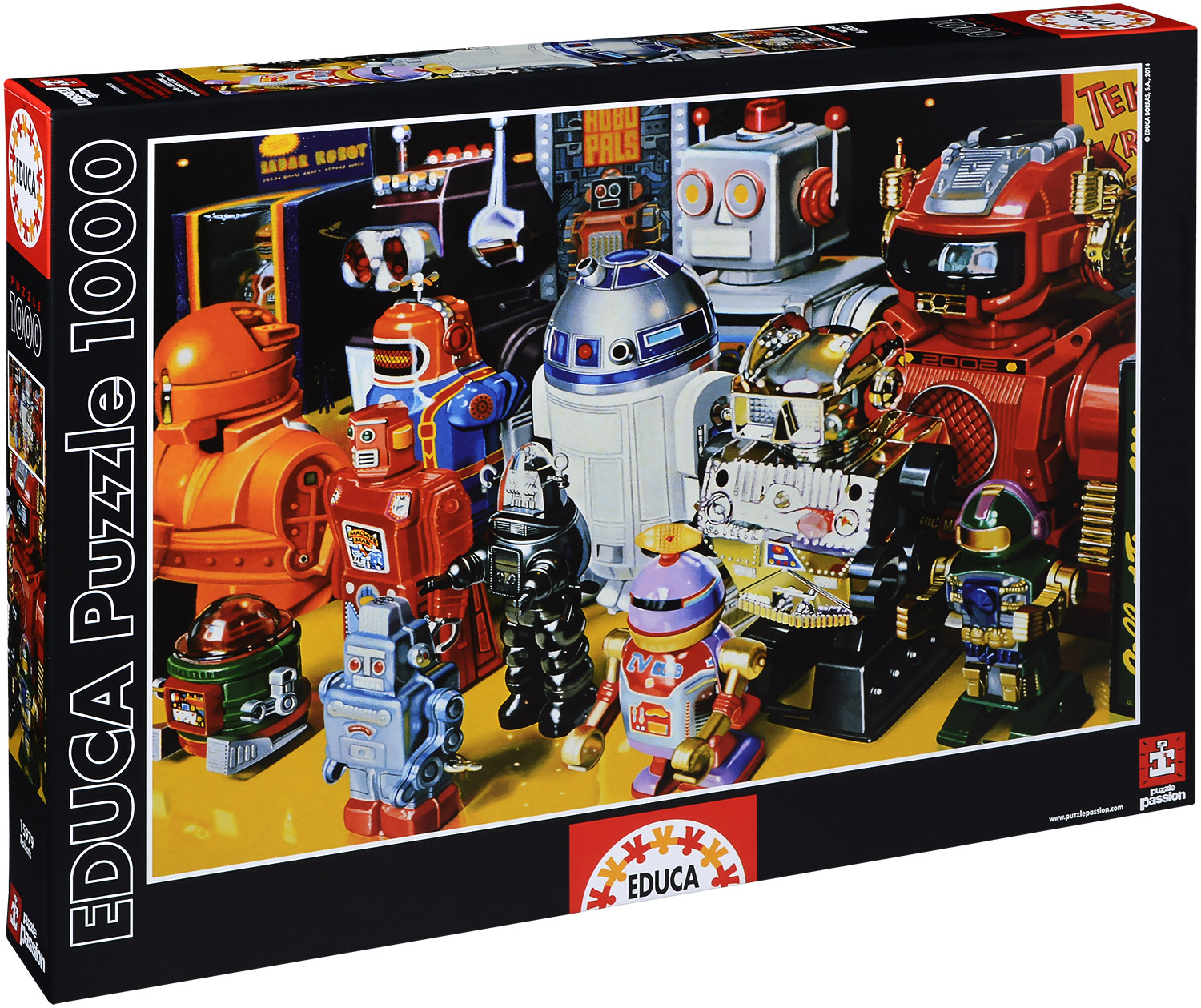 Пъзел Educa от 1000 части - Роботчета