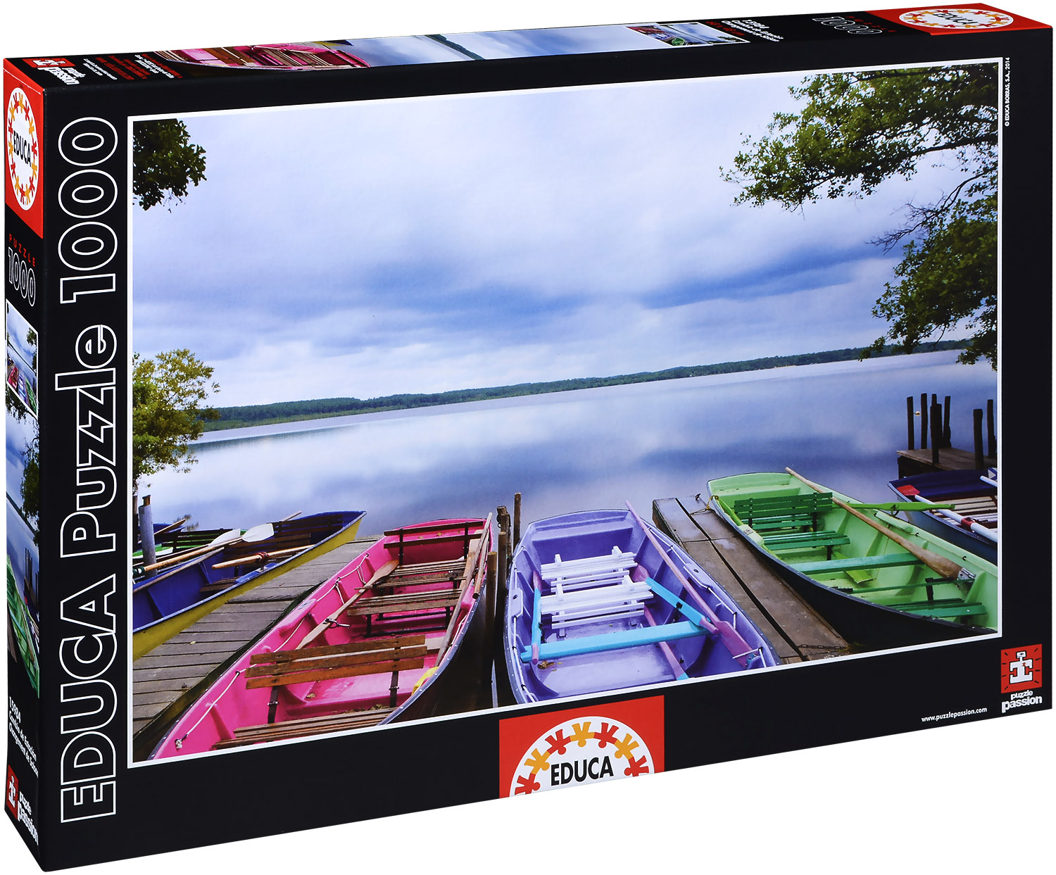 Пъзел Educa от 1000 части - Смяна на сезоните