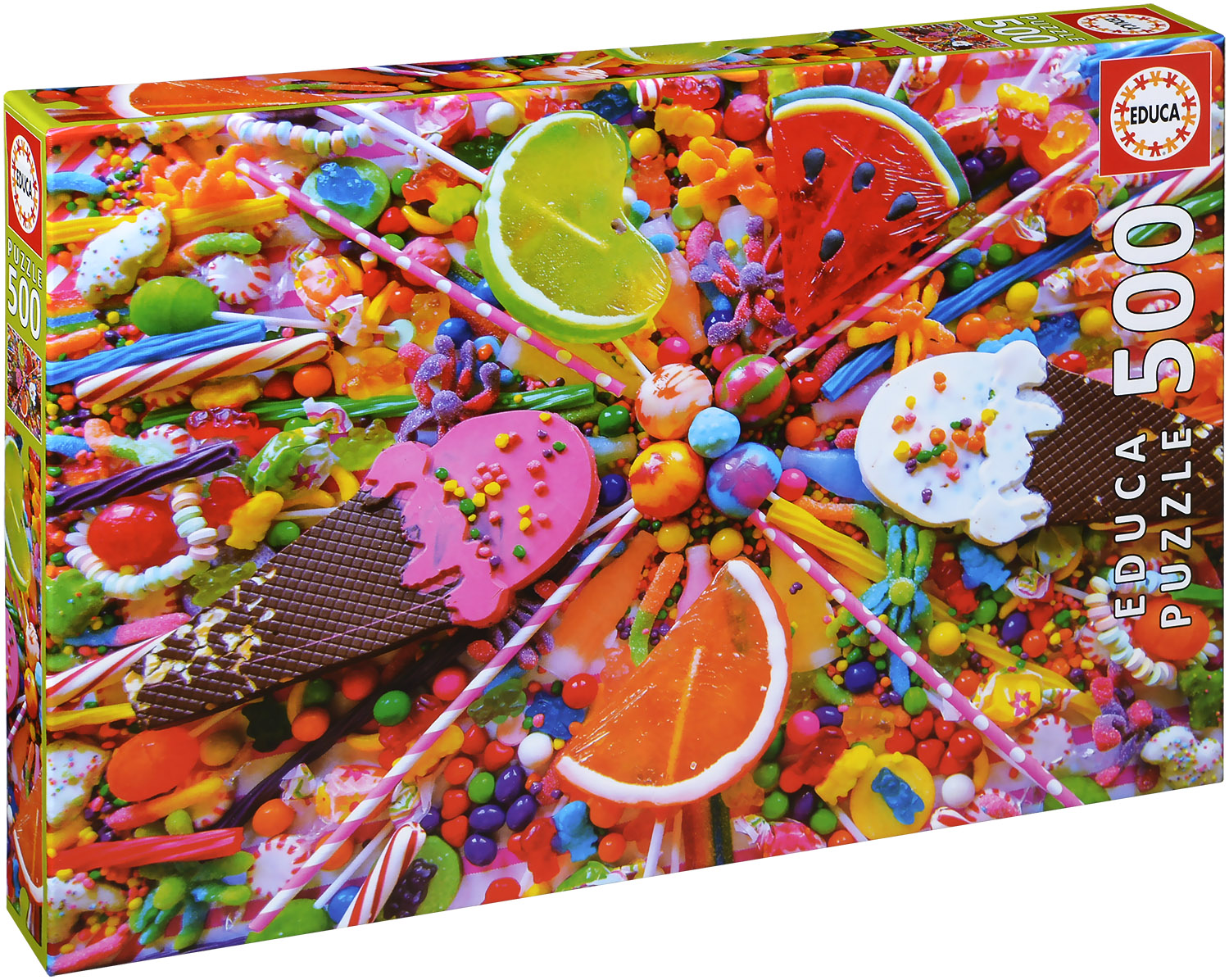 Пъзел Educa от 500 части - Сладки