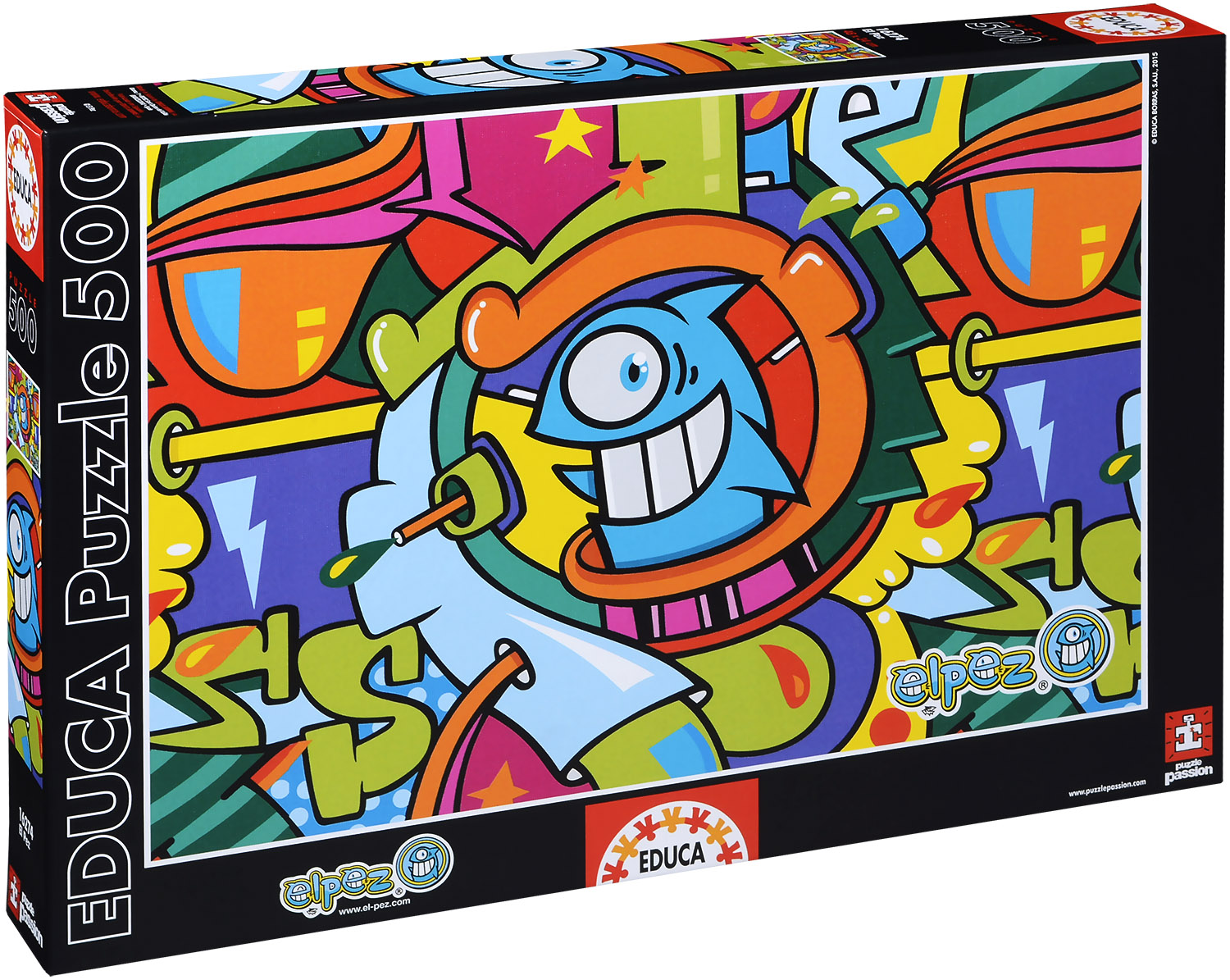 Пъзел Educa от 500 части - Риба