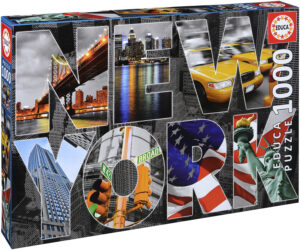 Пъзел Educa от 1000 части - Колаж на Ню Йорк