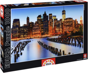 Пъзел Educa от 1000 части - Градът на небостъргачите