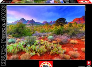 Пъзел Educa от 4000 части - Национален Парк Ред Рок, Аризона