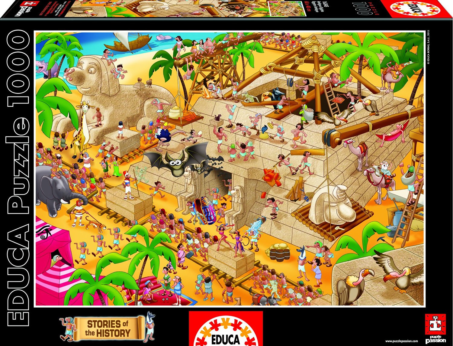 Пъзел Educa от 1000 части - Древен Египет