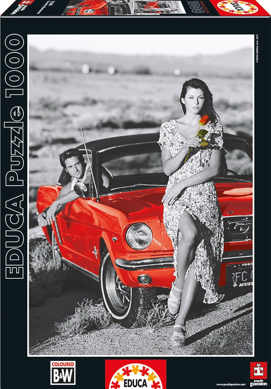 Пъзел Educa от 1000 части - Романтика в полята