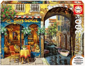 Пъзел Educa от 300 XXL части - La Gensola, Виктор Швейко