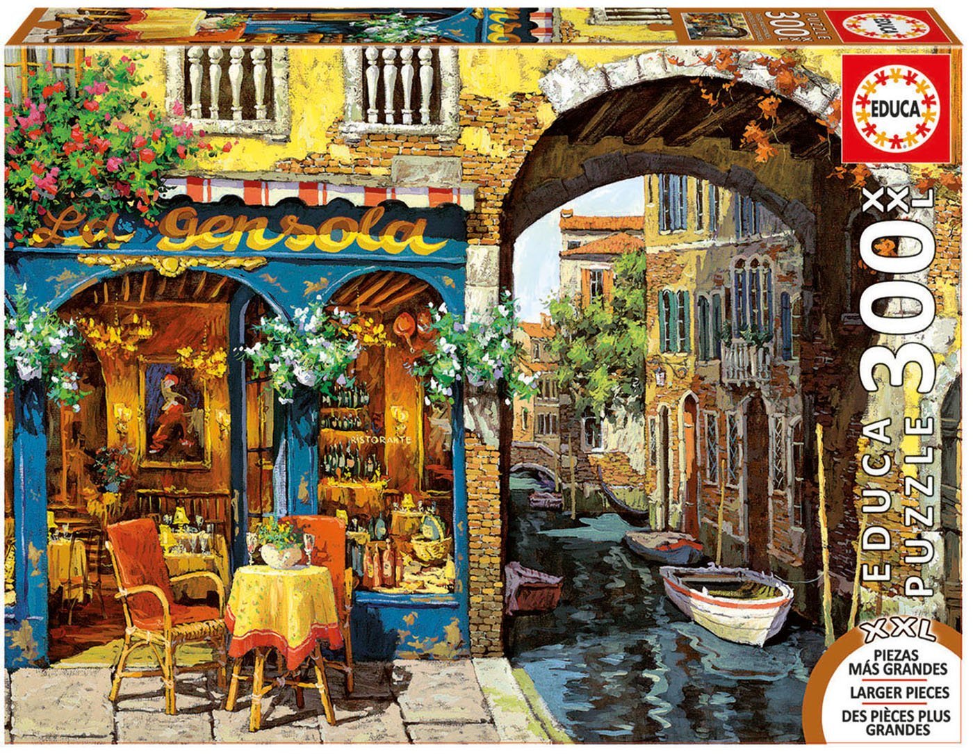 Пъзел Educa от 300 XXL части - La Gensola, Виктор Швейко