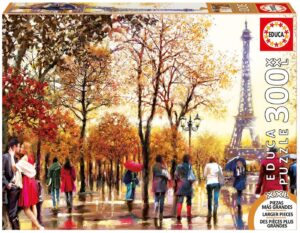 Пъзел Educa от 300 XXL части - Айфеловата кула, Париж, Ричар Макнийл