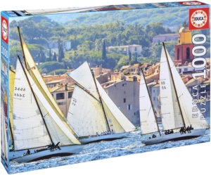 Пъзел Educa от 1000 части - Плаване в Сен Тропе