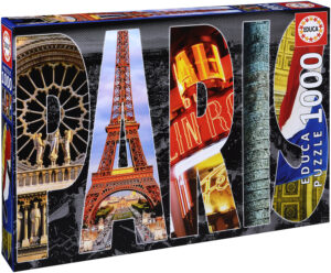 Пъзел Educa от 1000 части - Колаж на Париж