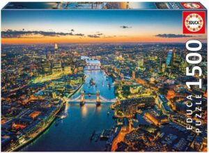 Пъзел Educa от 1500 части - Лондон от птичи поглед