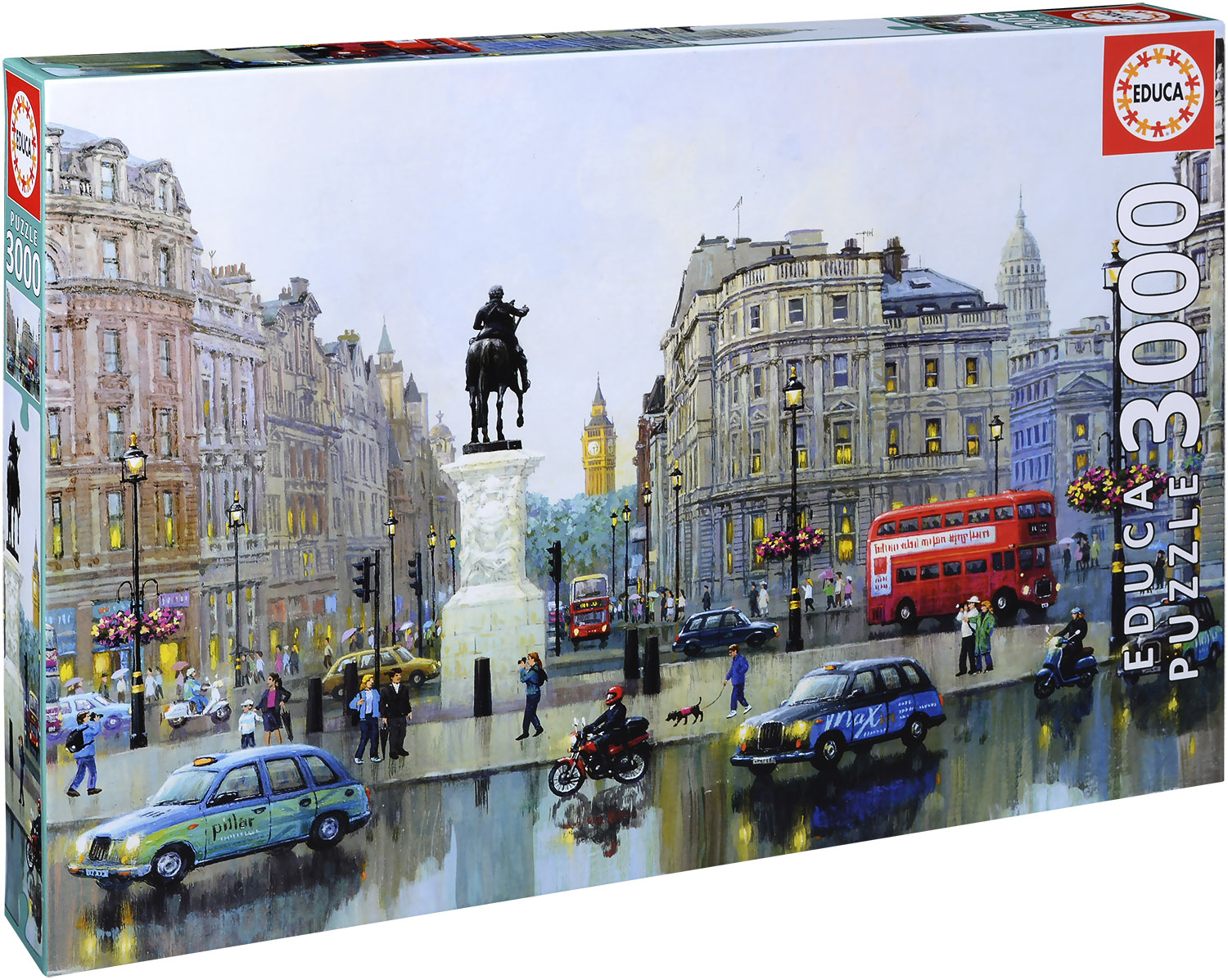 Пъзел Educa от 3000 части - Чаринг, Лондон, Александър Чен