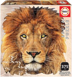 Пъзел Educa от 375 части - Лице на лъв