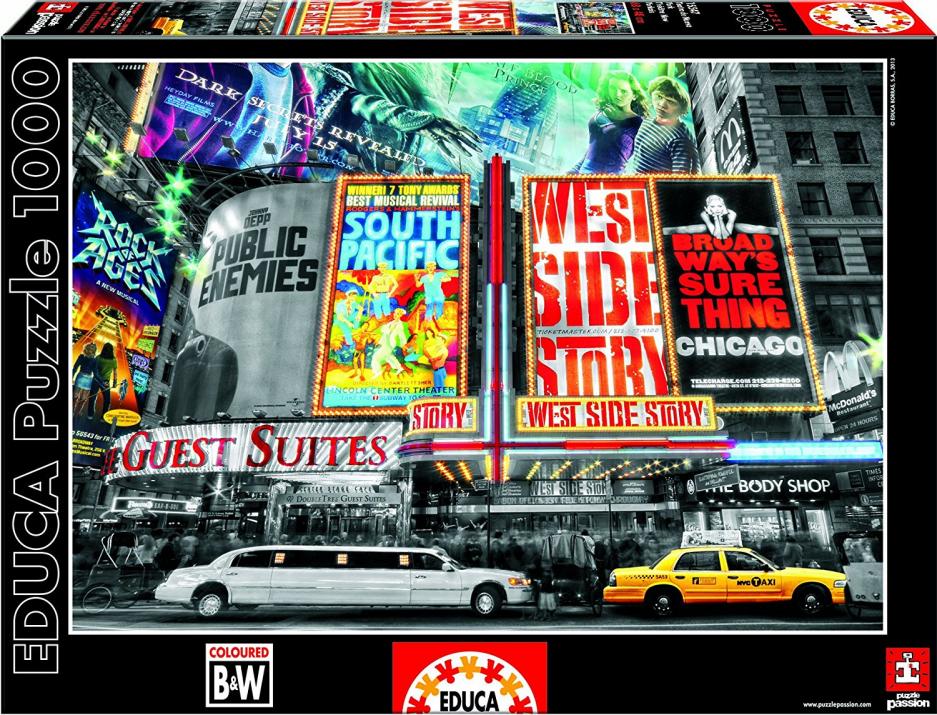 Пъзел Educa от 1000 части - Пред театъра в Ню Йорк