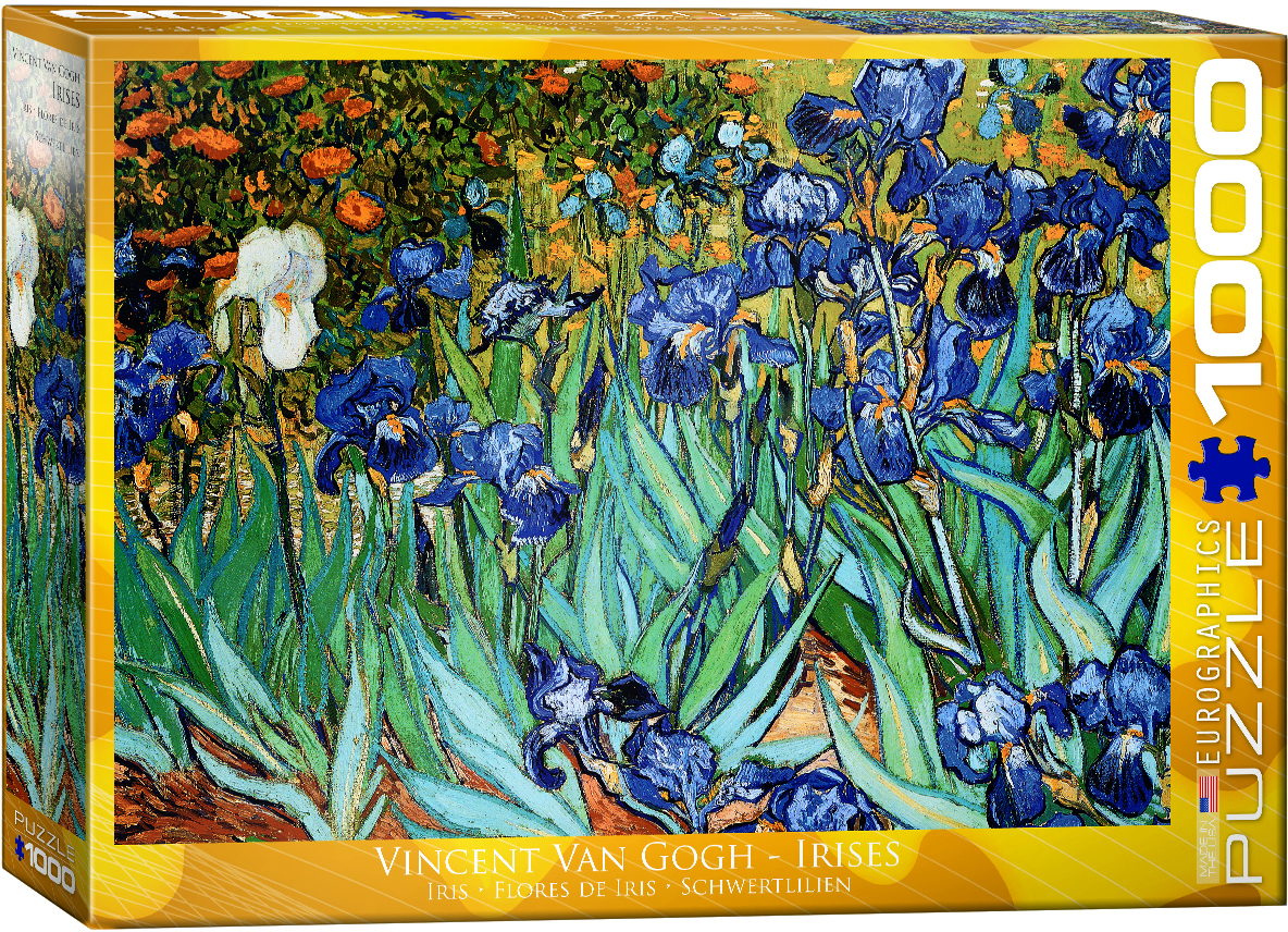 Пъзел Eurographics от 1000 части – Ириси, Винсент ван Гог