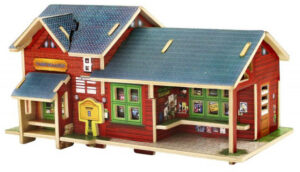 Дървен 3D пъзел Robo Time от 21 части - Универсален магазин Норвегия