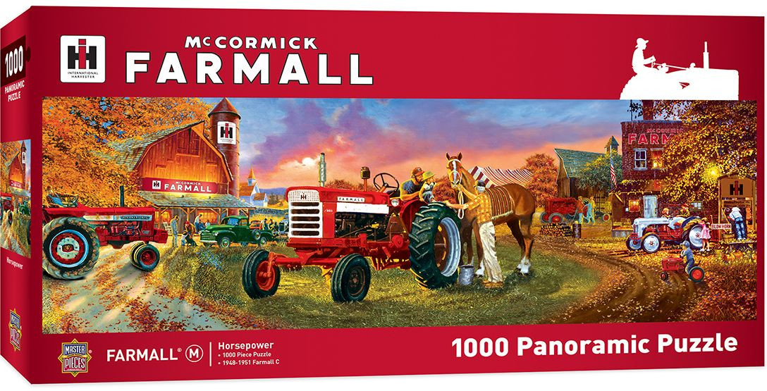 Панорамен пъзел Master Pieces от 1000 части - Една конска сила