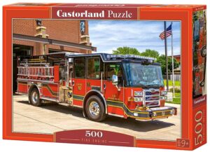 Пъзел Castorland от 500 части - Пожарникарски автомобил