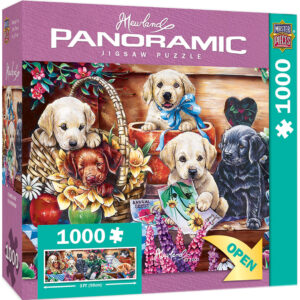 Панорамен пъзел Master Pieces от 1000 части - Забавление с цветя, Джени Нюланд