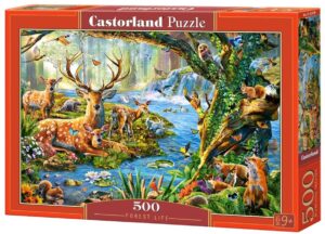 Пъзел Castorland от 500 части - Горски живот