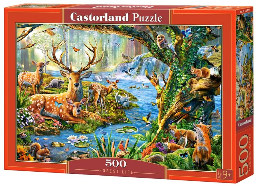 Пъзел Castorland от 500 части - Горски живот