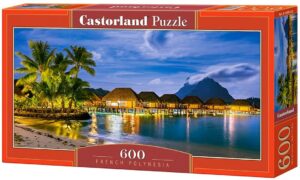 Панорамен пъзел Castorland от 600 части - Френската Полинезия