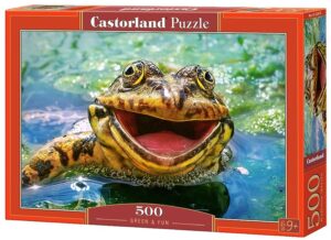 Пъзел Castorland от 500 части - Зелен и забавен