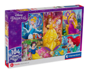 Холограмен пъзел Clementoni от 104 части - Принцеси