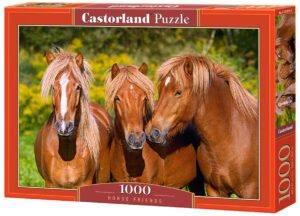 ###ДУБЛИРАН!!! Пъзел Castorland от 1000 части - Коне приятели