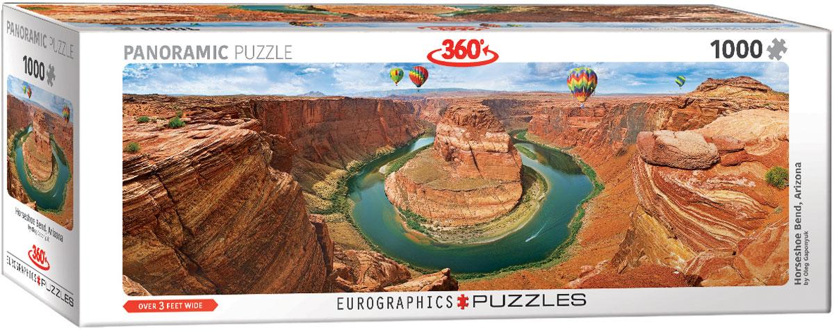 Панорамен пъзел Eurographics от 1000 части - Horseshoe Bend, Аризона