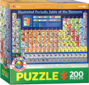 Пъзел Eurographics от 200 части - Илюстрована периодична таблица