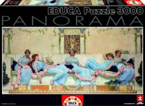 Панорамен пъзел Educa от 3000 части - Драматична сцена, Уилям Рейнолдс-Стивънс