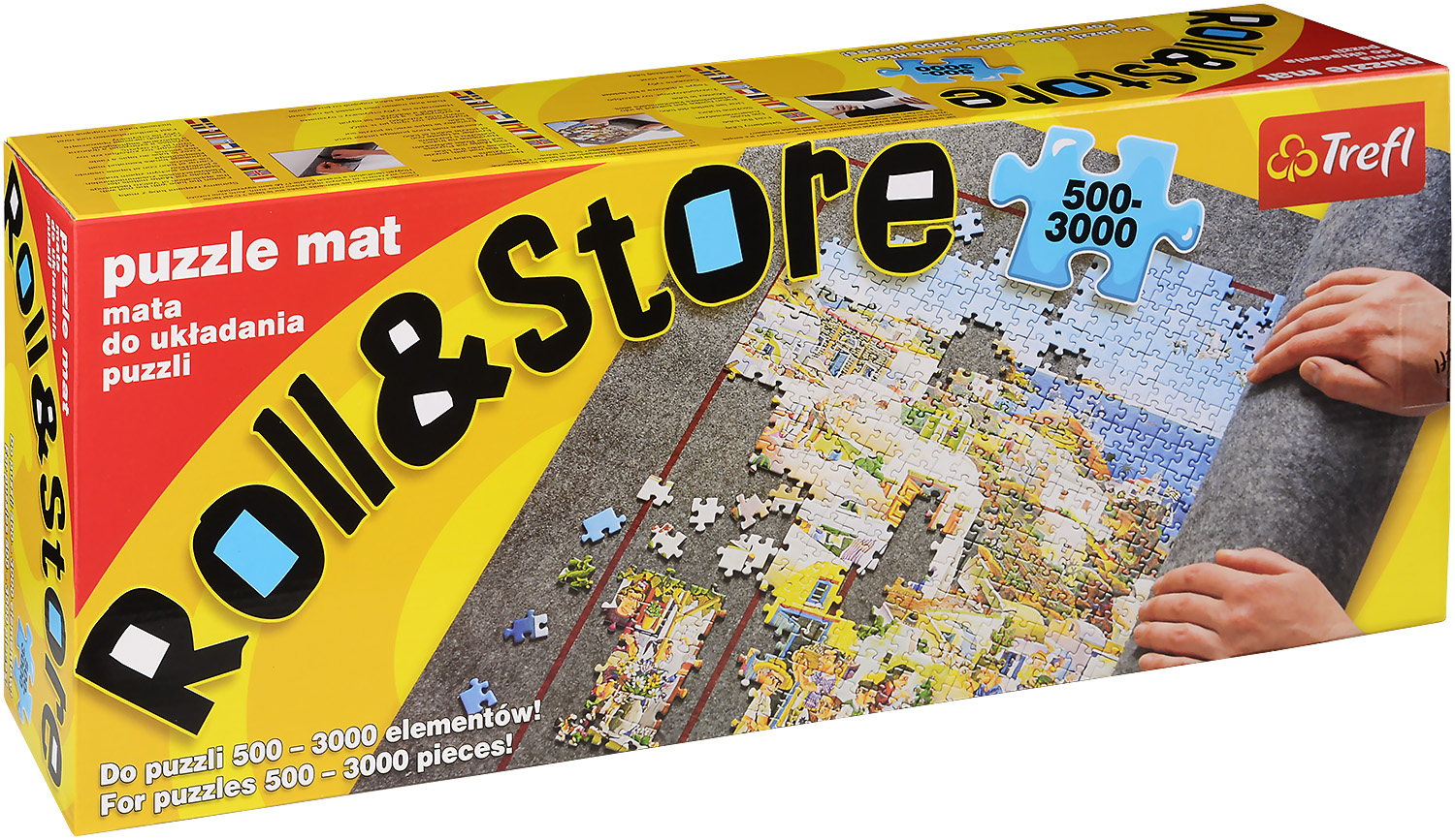 Килимче за редене и съхранение на пъзели Trefl - От 500 до 3000 части