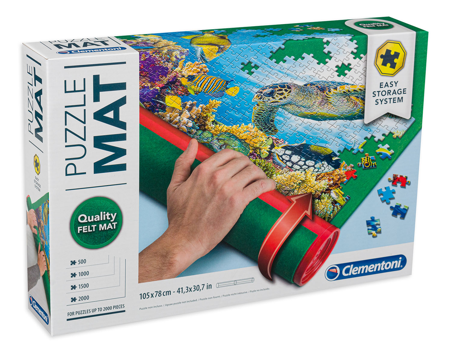 Килимче за редене и съхранение на пъзели Clementoni - От 500 до 2000 части