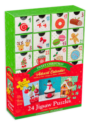 Коледен календар Eurographics от 24х50 части - Сладка Коледа