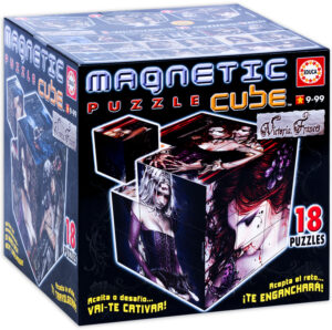 Комплект от 27 магнитни кубчета Educa - Картини на Виктория Франсес