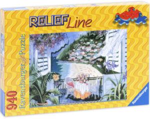 Релефен пъзел Ravensburger от 940 части - Изглед към морето