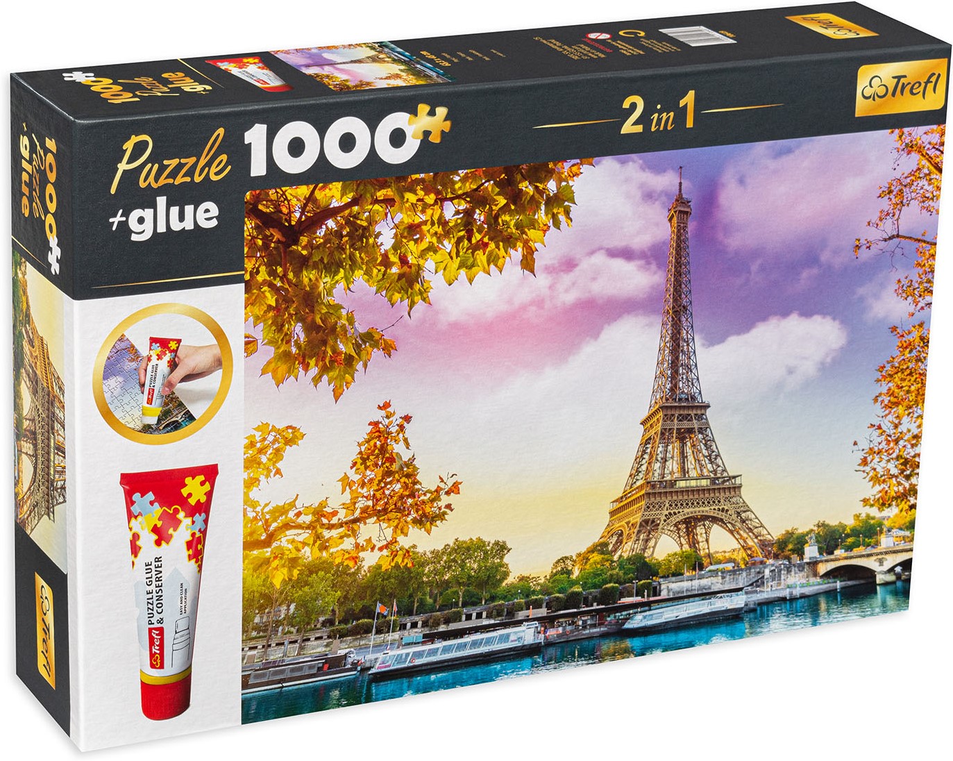 Комплект лепило и пъзел от 1000 части Trefl - Париж, Франция