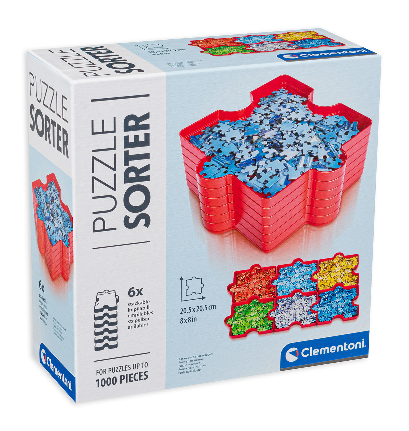 Комплект сортери на пъзелни части Clementoni - 6 броя
