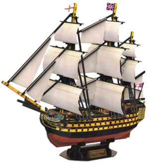 3D Пъзел Cubic Fun от 189 части - Кораб HMS Victory