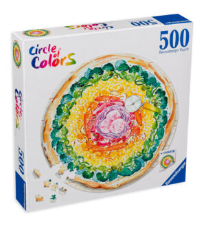 Кръгъл пъзел Ravensburger от 500 части - Пица