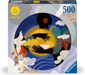 Кръгъл пъзел Ravensburger от 500 части - Усещане