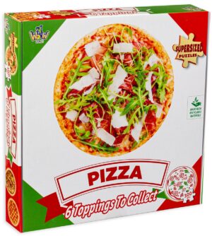 Кръгъл пъзел Y WOW от 300 части - Пица с прошуто