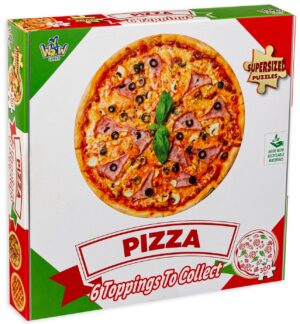 Кръгъл пъзел Y WOW от 300 части - Пица Капричоза