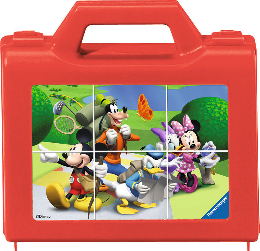 Пъзел с кубчета Ravensburger от 6 части - Мики Маус
