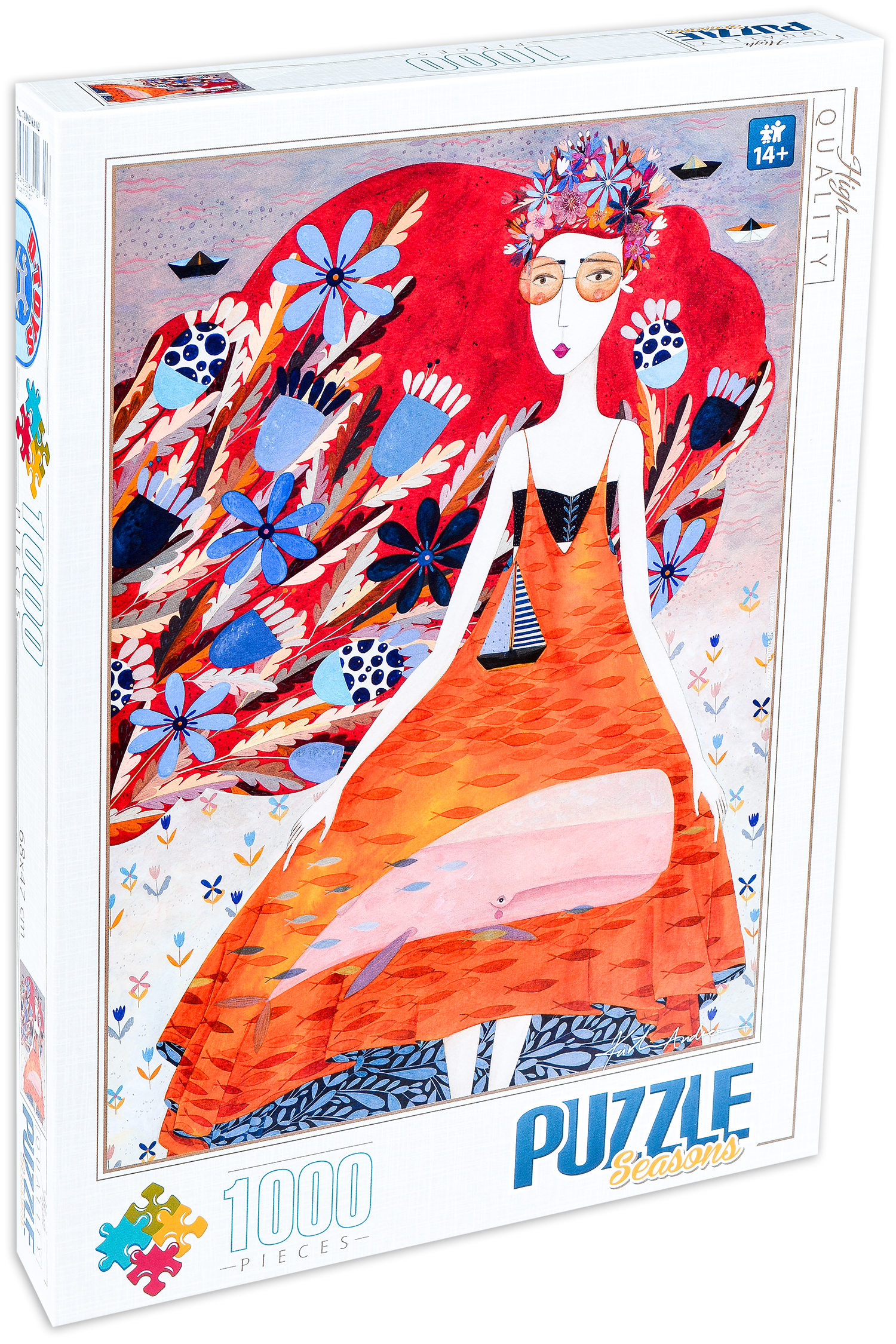 Пъзел D-Toys от 1000 части - Лято, Андреа Кюрти